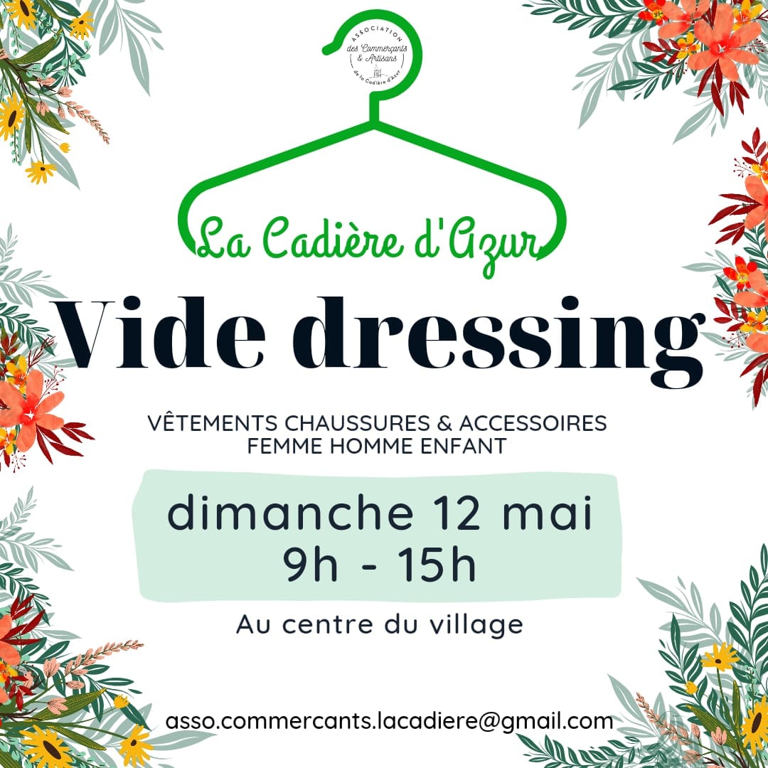 vide dressing la cadière d'azur
